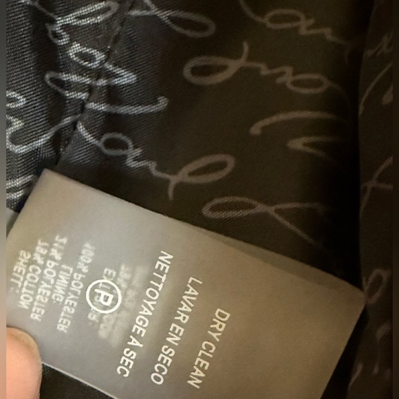 Karl Lagerfeld Black Blazer with Gold-tone Zippers - Picture 5 of 6